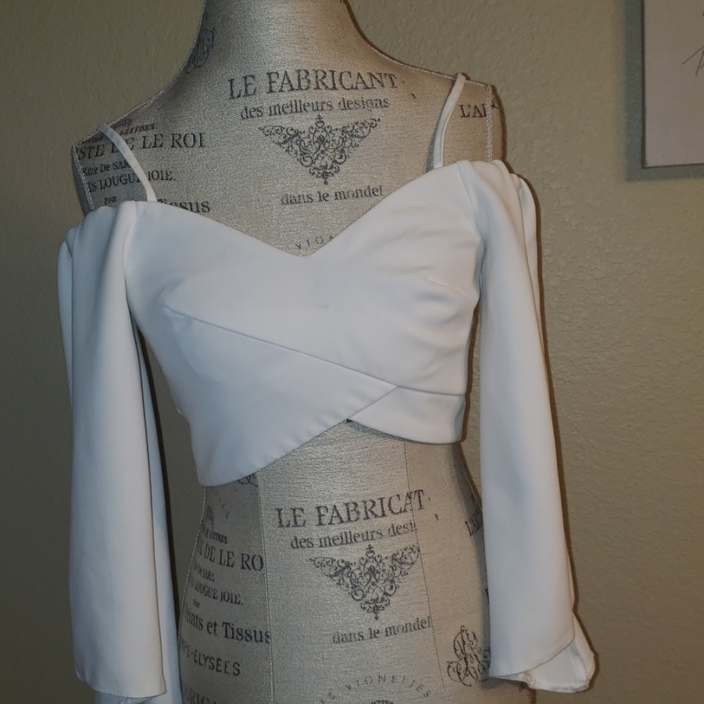 Topshop Dressy Crop Top